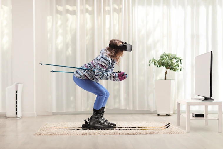 Skidkning med VR hemma